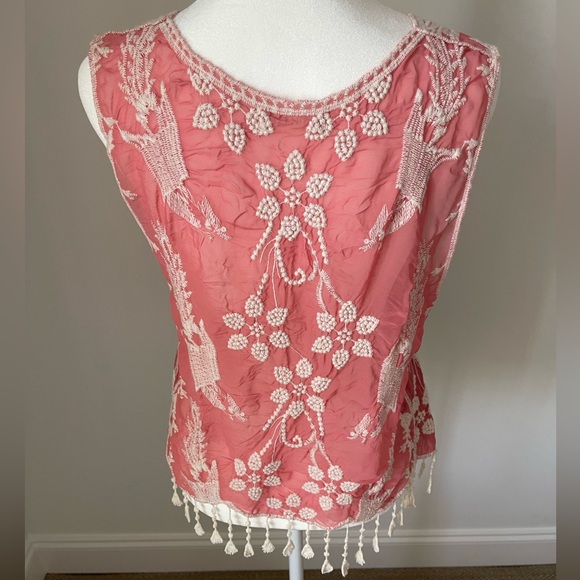 Wishlist Embroidered Cropped Tank - Size L - Picture 10 of 16